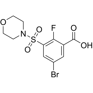 5-Bromo-2-fluoro-3-(morpholine-4-sulfonyl)benzoic acid|CS-0264966