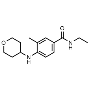 N-Ethyl-3-methyl-4-[(oxan-4-yl)amino]benzamide|CS-0265546
