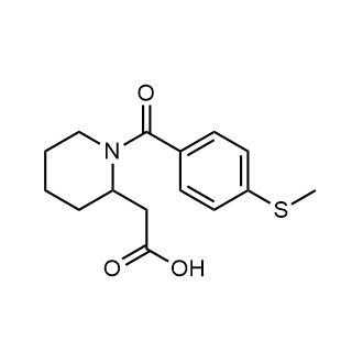 2-{1-[4-(methylsulfanyl)benzoyl]piperidin-2-yl}acetic acid|CS-0265561
