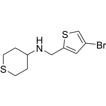 N-((4-Bromothiophen-2-yl)methyl)tetrahydro-2H-thiopyran-4-amine|CS-0266018