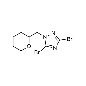 3,5-Dibromo-1-((tetrahydro-2h-pyran-2-yl)methyl)-1h-1,2,4-triazole|CS-0266029