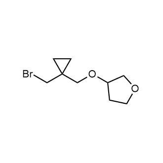 3-((1-(Bromomethyl)cyclopropyl)methoxy)tetrahydrofuran|CS-0266090