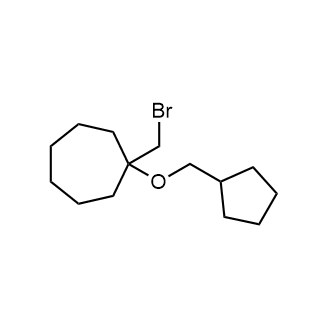 1-(Bromomethyl)-1-(cyclopentylmethoxy)cycloheptane|CS-0266108