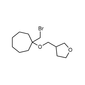 3-(((1-(Bromomethyl)cycloheptyl)oxy)methyl)tetrahydrofuran|CS-0266115