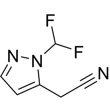 2-(1-(Difluoromethyl)-1h-pyrazol-5-yl)acetonitrile|CS-0266353