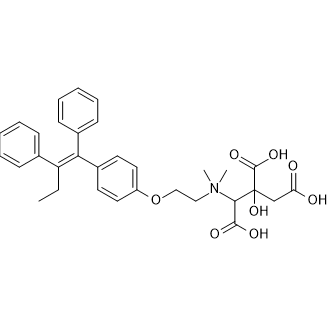 1-((2-(4-(1,2-Diphenylbut-1-en-1-yl)phenoxy)ethyl)dimethyl-lambda4-azanyl)-2-hydroxypropane-1,2,3-tricarboxylic acid|CS-0266960