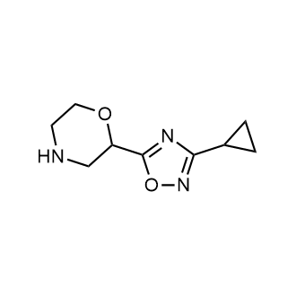 2-(3-Cyclopropyl-1,2,4-oxadiazol-5-yl)morpholine|CS-0267458