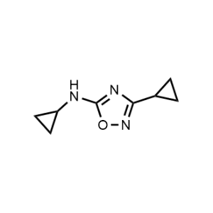 N,3-Dicyclopropyl-1,2,4-oxadiazol-5-amine|CS-0267475
