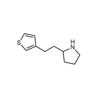 2-(2-(Thiophen-3-yl)ethyl)pyrrolidine|CS-0267575