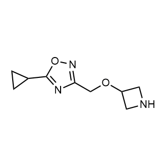 3-((Azetidin-3-yloxy)methyl)-5-cyclopropyl-1,2,4-oxadiazole|CS-0267663