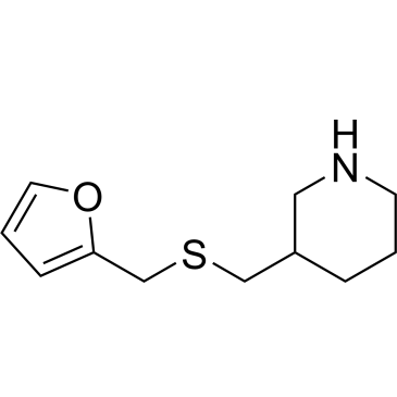 3-(((Furan-2-ylmethyl)thio)methyl)piperidine|CS-0267668