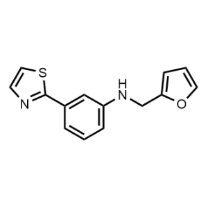 N-(Furan-2-ylmethyl)-3-(thiazol-2-yl)aniline|CS-0267718