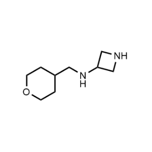 N-((Tetrahydro-2H-pyran-4-yl)methyl)azetidin-3-amine|CS-0267756