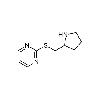 2-((Pyrrolidin-2-ylmethyl)thio)pyrimidine|CS-0267855