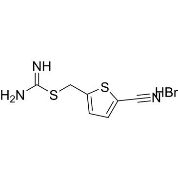 (5-Cyanothiophen-2-yl)methyl carbamimidothioate hydrobromide|CS-0267868