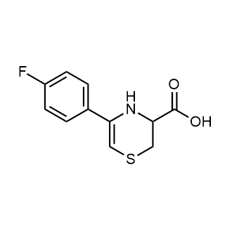 5-(4-Fluorophenyl)-3,4-dihydro-2h-1,4-thiazine-3-carboxylic acid|CS-0268262