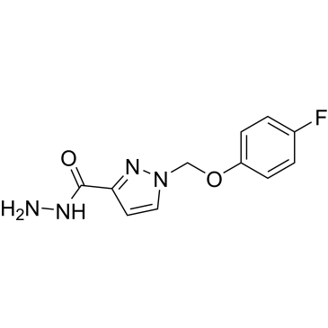 1-((4-Fluorophenoxy)methyl)-1h-pyrazole-3-carbohydrazide|CS-0268435