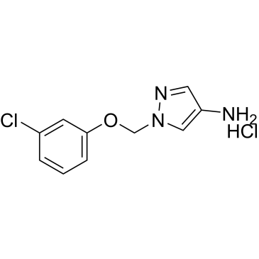 1-((3-Chlorophenoxy)methyl)-1h-pyrazol-4-amine hydrochloride|CS-0269243