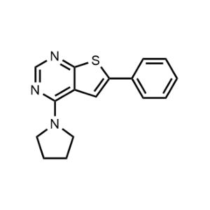 6-Phenyl-4-(pyrrolidin-1-yl)thieno[2,3-d]pyrimidine|CS-0269832