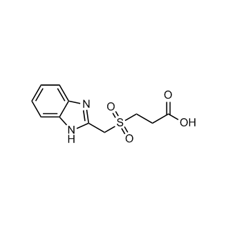 3-(((1h-Benzo[d]imidazol-2-yl)methyl)sulfonyl)propanoic acid|CS-0270470