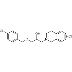 1-((4-Chlorobenzyl)oxy)-3-(3,4-dihydroisoquinolin-2(1h)-yl)propan-2-ol hydrochloride|CS-0270515