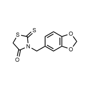 3-(Benzo[d][1,3]dioxol-5-ylmethyl)-2-thioxothiazolidin-4-one|CS-0270679