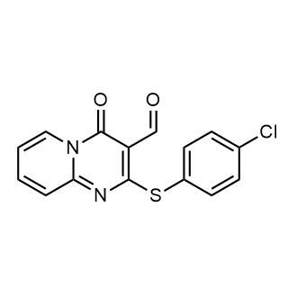 2-((4-Chlorophenyl)thio)-4-oxo-4h-pyrido[1,2-a]pyrimidine-3-carbaldehyde|CS-0270763
