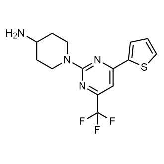 1-(4-(Thiophen-2-yl)-6-(trifluoromethyl)pyrimidin-2-yl)piperidin-4-amine|CS-0271008