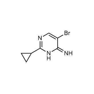 5-Bromo-2-cyclopropylpyrimidin-4(3h)-imine|CS-0271424