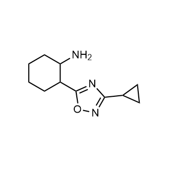 2-(3-Cyclopropyl-1,2,4-oxadiazol-5-yl)cyclohexan-1-amine|CS-0271529