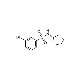 3-Bromo-N-cyclopentylbenzenesulfonamide|CS-0271586