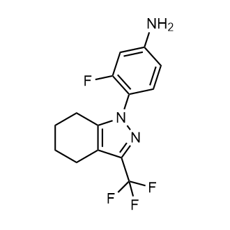 3-Fluoro-4-(3-(trifluoromethyl)-4,5,6,7-tetrahydro-1h-indazol-1-yl)aniline|CS-0271677