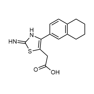 2-(2-Imino-4-(5,6,7,8-tetrahydronaphthalen-2-yl)-2,3-dihydrothiazol-5-yl)acetic acid|CS-0271684