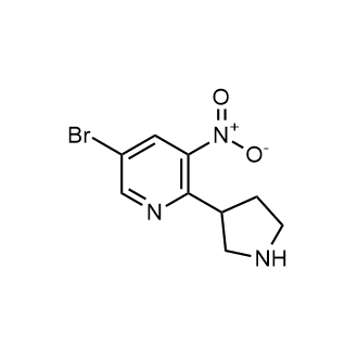 5-Bromo-3-nitro-2-(pyrrolidin-3-yl)pyridine|CS-0271921