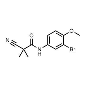 N-(3-Bromo-4-methoxyphenyl)-2-cyano-2-methylpropanamide|CS-0272355
