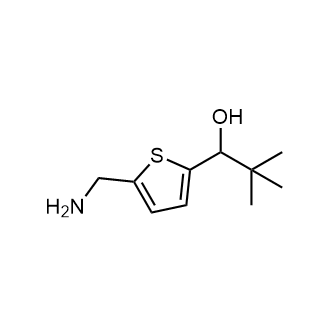 1-(5-(Aminomethyl)thiophen-2-yl)-2,2-dimethylpropan-1-ol|CS-0272434