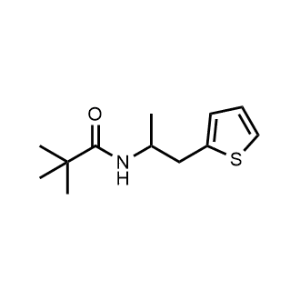N-(1-(Thiophen-2-yl)propan-2-yl)pivalamide|CS-0272505