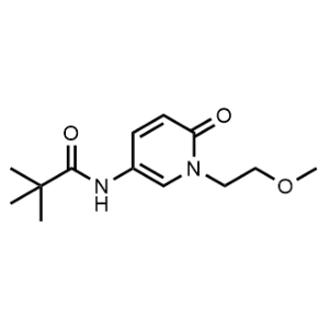 N-(1-(2-Methoxyethyl)-6-oxo-1,6-dihydropyridin-3-yl)pivalamide|CS-0272506