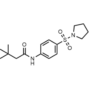 3,3-Dimethyl-N-(4-(pyrrolidin-1-ylsulfonyl)phenyl)butanamide|CS-0272634