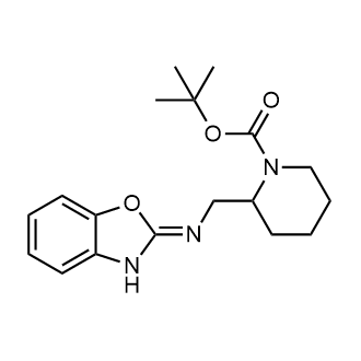 Tert-butyl 2-((benzo[d]oxazol-2(3h)-ylideneamino)methyl)piperidine-1-carboxylate|CS-0272856