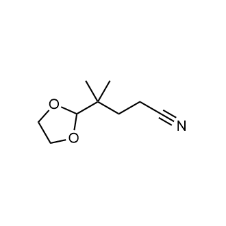 4-(1,3-Dioxolan-2-yl)-4-methylpentanenitrile|CS-0273012