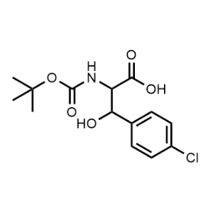 2-((Tert-butoxycarbonyl)amino)-3-(4-chlorophenyl)-3-hydroxypropanoic acid|CS-0273157
