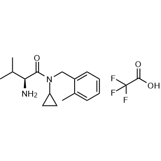 (S)-2-Amino-N-cyclopropyl-3-methyl-N-(2-methylbenzyl)butanamide 2,2,2-trifluoroacetate|CS-0273274