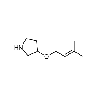 3-((3-Methylbut-2-en-1-yl)oxy)pyrrolidine|CS-0273350