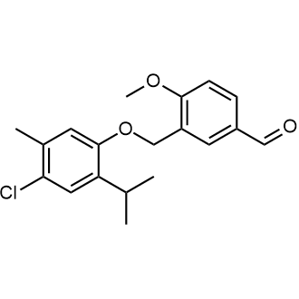 3-((4-Chloro-2-isopropyl-5-methylphenoxy)methyl)-4-methoxybenzaldehyde|CS-0273807