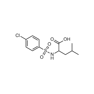 ((4-Chlorophenyl)sulfonyl)leucine
