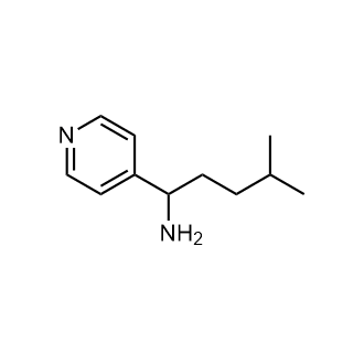 4-Methyl-1-(pyridin-4-yl)pentan-1-amine|CS-0274150