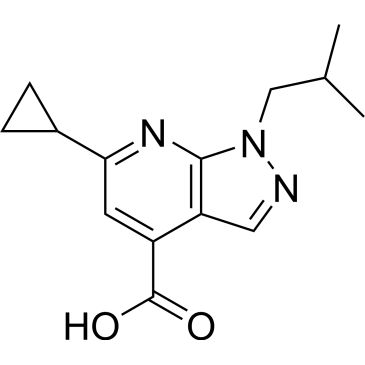 6-Cyclopropyl-1-isobutyl-1h-pyrazolo[3,4-b]pyridine-4-carboxylic acid|CS-0274297