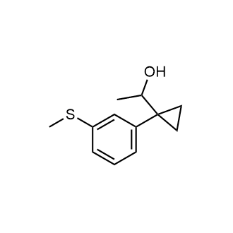 1-(1-(3-(Methylthio)phenyl)cyclopropyl)ethan-1-ol|CS-0274676