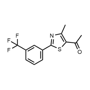 1-(4-Methyl-2-(3-(trifluoromethyl)phenyl)thiazol-5-yl)ethan-1-one|CS-0274728